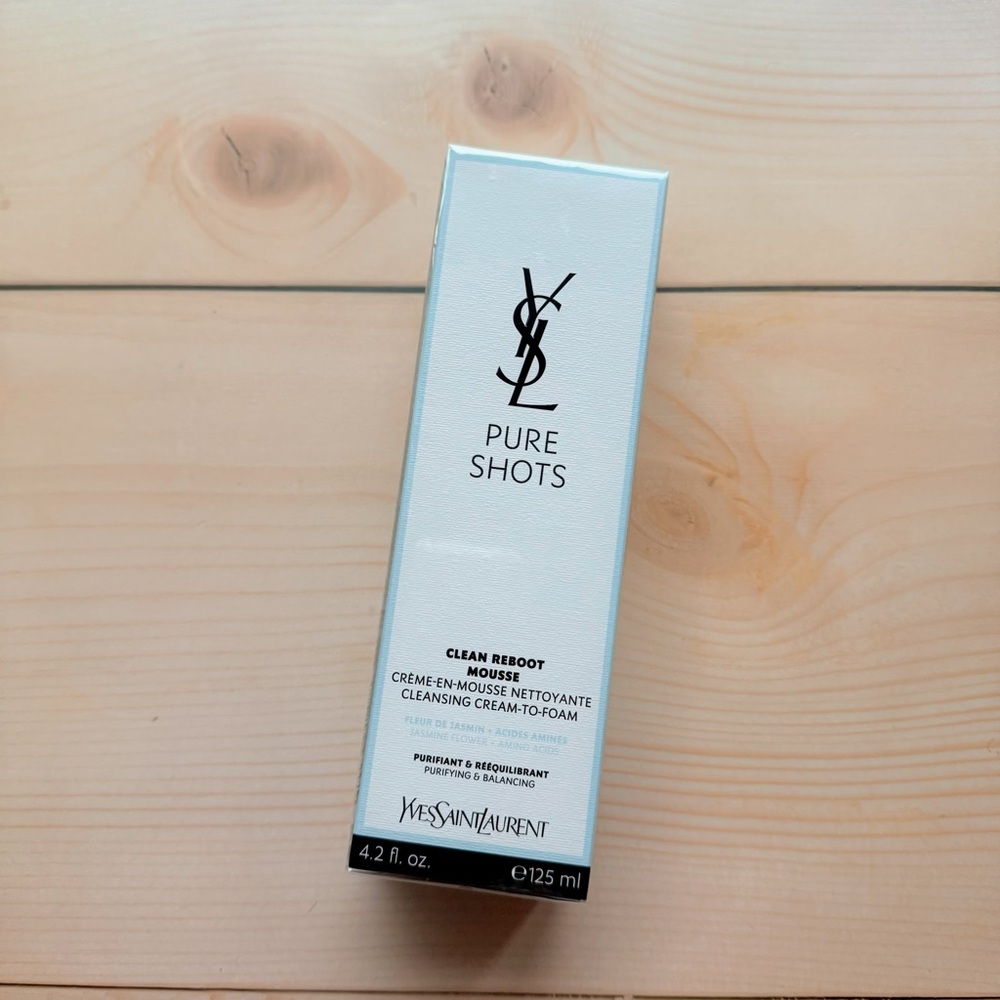 YSL PURE SHOTS CLEAN REBOOT MOUSSE CLEANSER